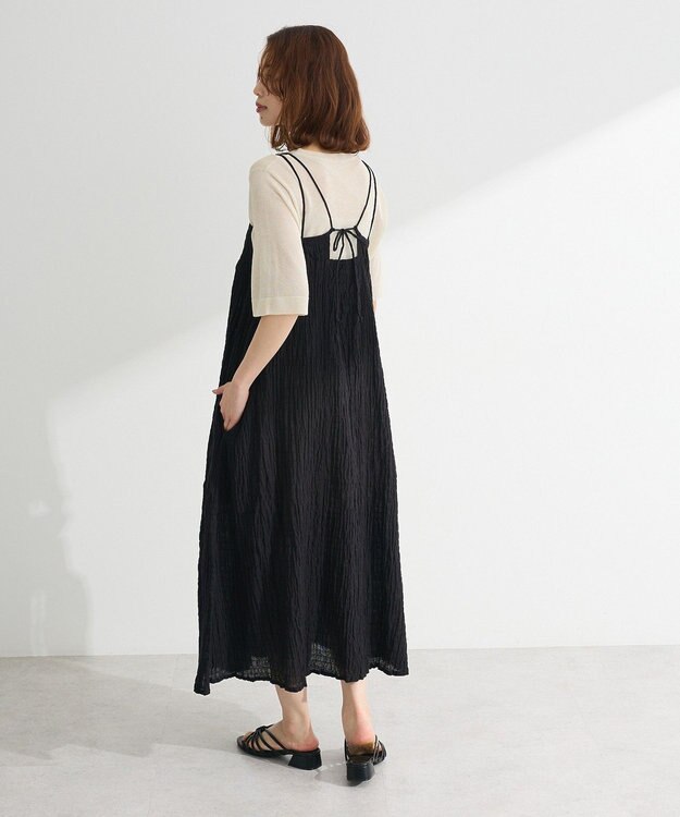 Green Parks Ｉ　ボリュームキャミワンピース Black