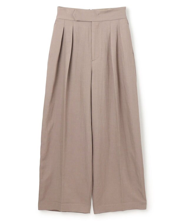 uncrave ドレープツイル ワイドパンツ トープ