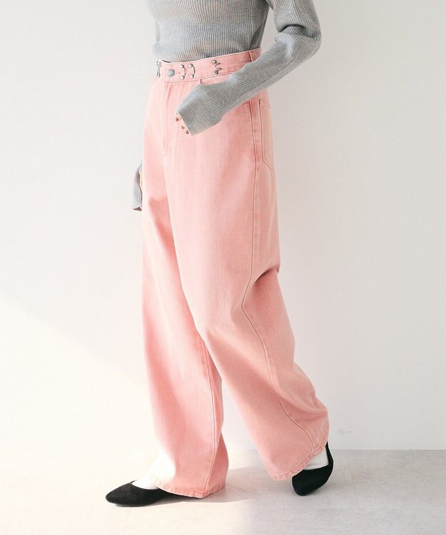 CRAFT STANDARD BOUTIQUE ホックワイドパンツ Pink