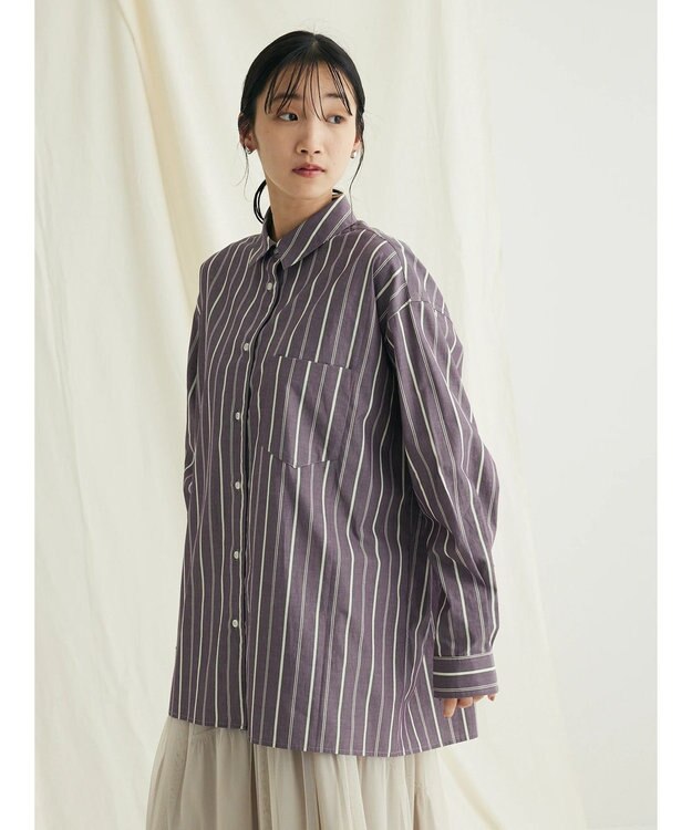 CRAFT STANDARD BOUTIQUE レギュラーカラーシャツ Purple
