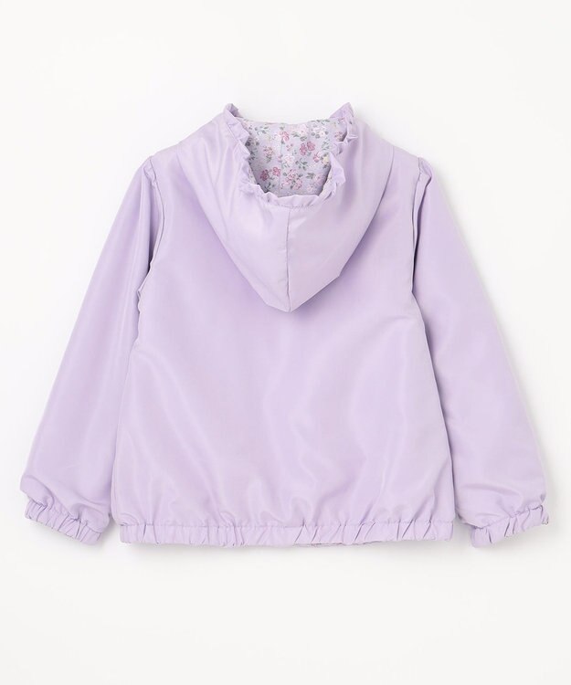 ANY KIDS フード取り外し リバーシブル ブルゾン ラベンダー