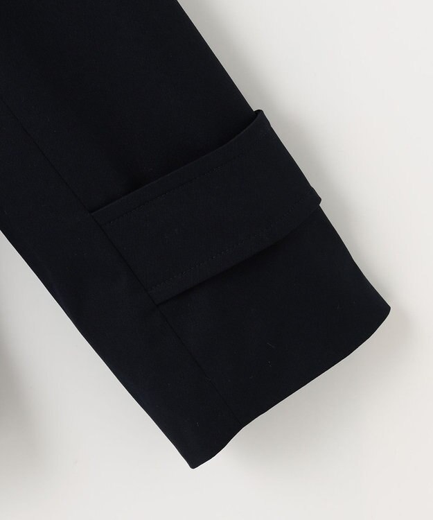 組曲 ショートライトトレンチ ジャケット ネイビー系