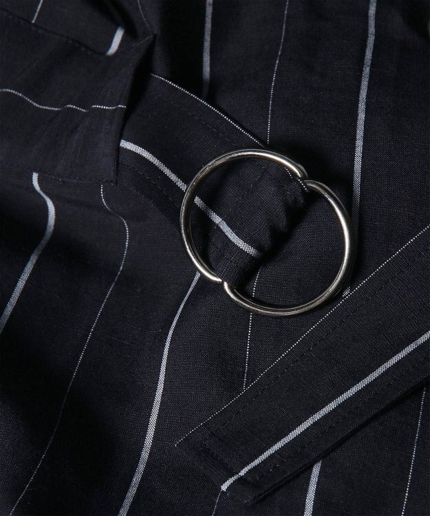 Paul Smith ストライプ シャツワンピース ネイビー