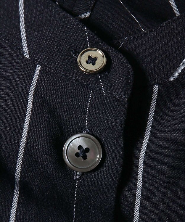 Paul Smith ストライプ シャツワンピース ネイビー