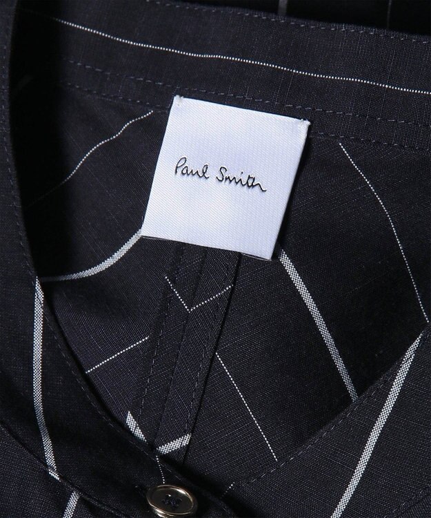 Paul Smith ストライプ シャツワンピース ネイビー