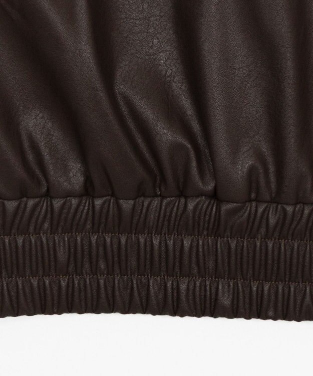 WEGO PUショートジャケット ブラウン