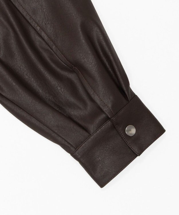 WEGO PUショートジャケット ブラウン