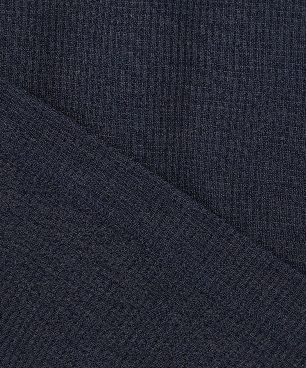 JOSEPH ABBOUD 【吸水速乾/保温/伸縮性】ドライミックスメリノ カットソー ダルブルー系