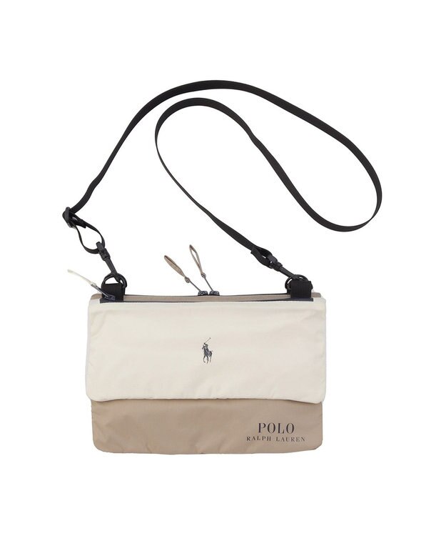 MOONBAT POLO RALPH LAUREN（ポロ ラルフ ローレン）ポロポニー マルチ傘袋 レインバッグ 無地 吸水生地／撥水 透湿 ベージュ