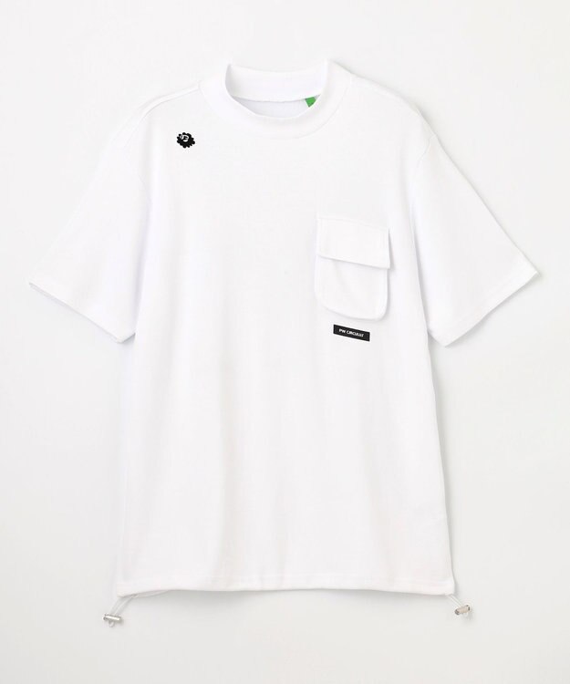 PW CIRCULUS 【WOMEN】DRY COOL MOVE モックネックT  ゴルフウェア レディース ホワイト系