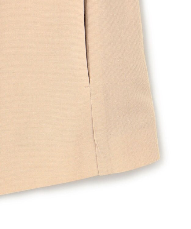 ICB 【接触冷感・UVカット・洗える】 T/Rドライリネン ジレ ベージュ系