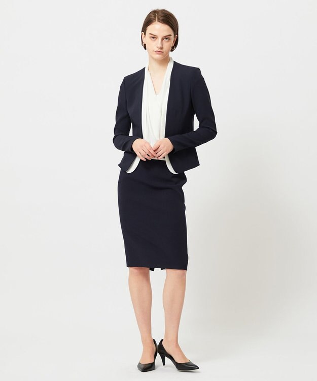 BEIGE， CINDY / タイトスカート Navy × White