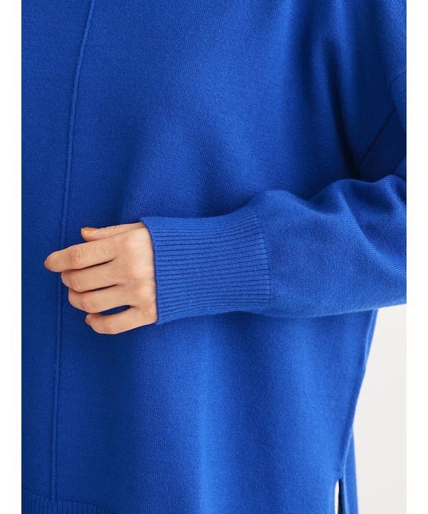 Green Parks もちやわ　モックネックプルオーバー Blue