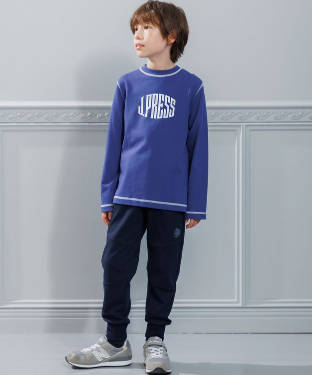J.PRESS KIDS 【100-130cm】ストレッチポンチ パンツ ネイビー系