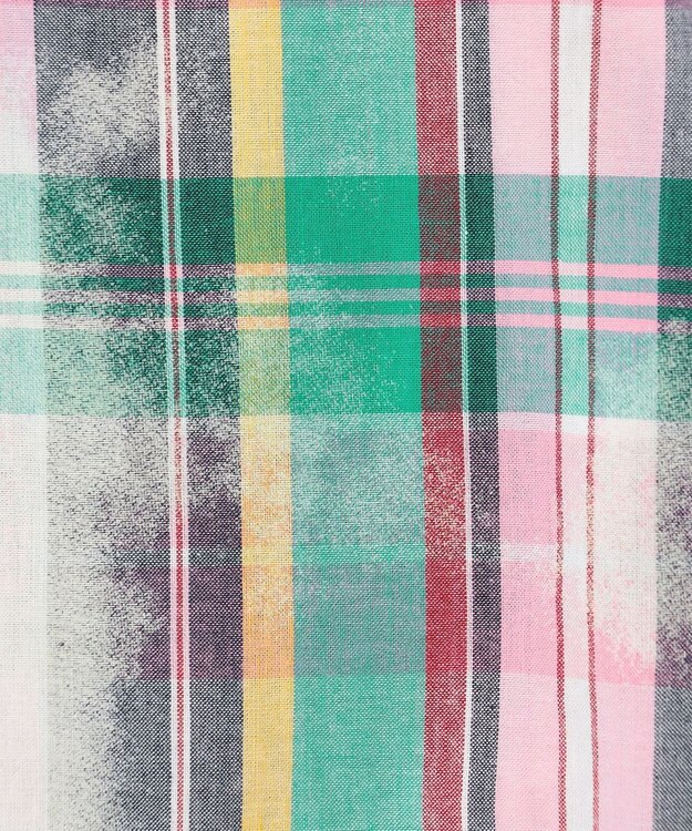 J.PRESS MEN 【J.PRESS ORIGINALS】India Madras Discharge Print Shirt オレンジ系3