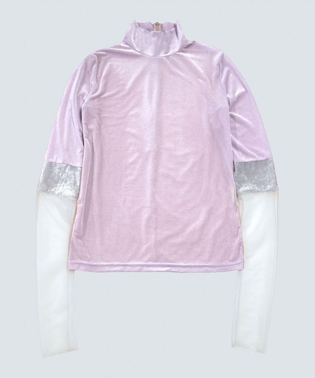 COQ FROST ベロアタートルインナー ライラック