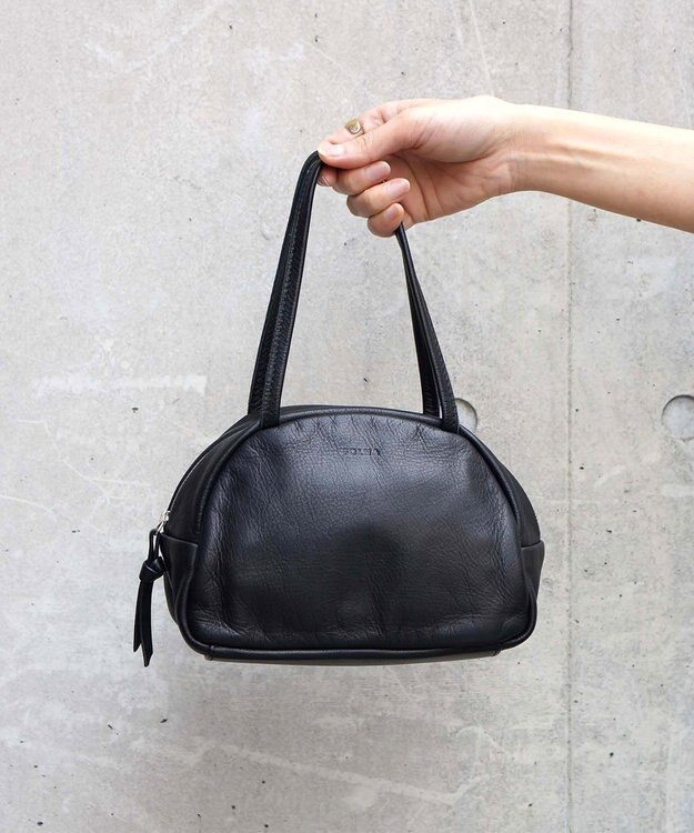 FOLNA RD ソフトレザーボストンバッグ SS-SIZE ブラック