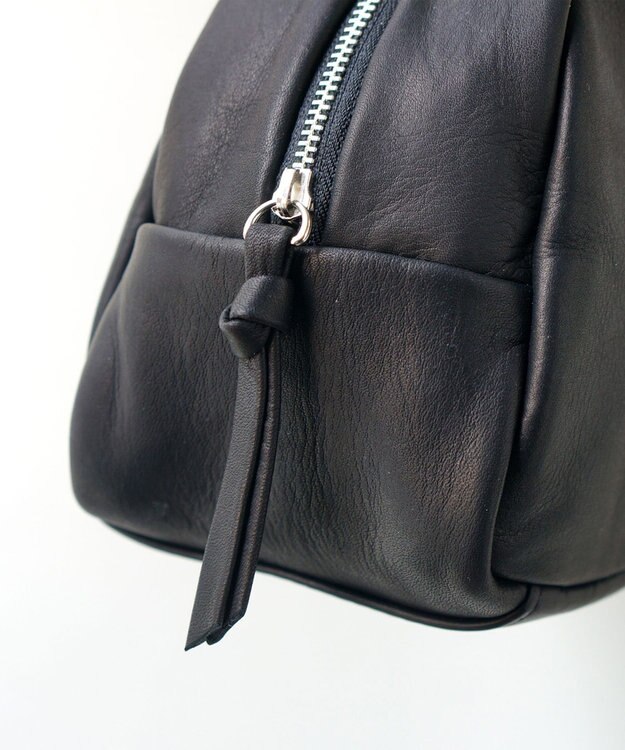 FOLNA RD ソフトレザーボストンバッグ SS-SIZE ブラック