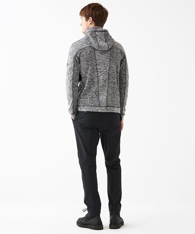 JOSEPH ABBOUD MOUNTAIN 【UNISEX】ランダムスラブリップ パーカー グレー系