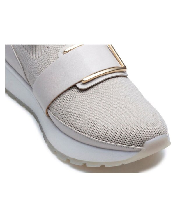 REGAL FOOT COMMUNITY 【リーガルレディース】BF04 バックルニットスニーカー スニーカー ベージュ