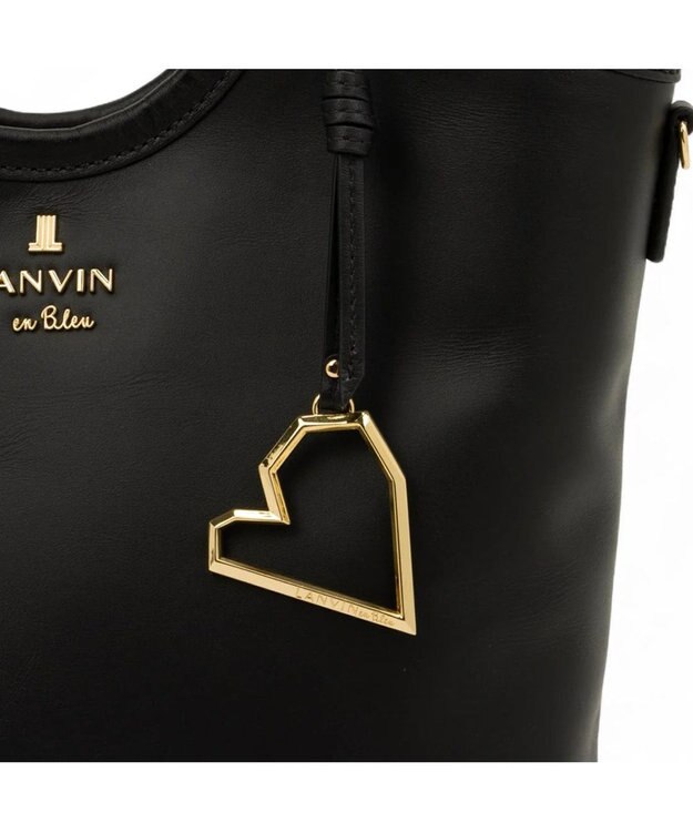 LANVIN en Bleu カリテ 2WAYハンドバッグ ブラック