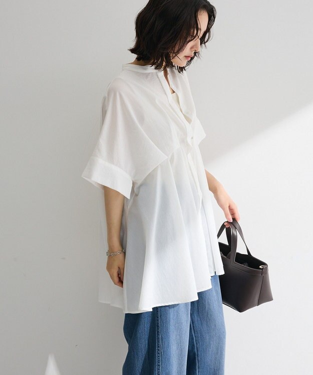 Green Parks ウエストタックチュニック Off White