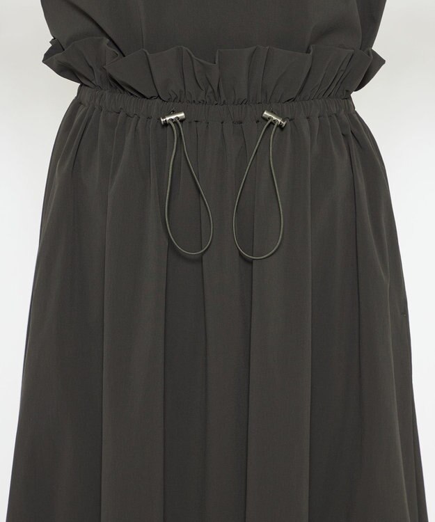 uncrave 【撥水・接触冷感・UVカット・洗濯機洗い可】マルチファンクションナイロン フレアスカート（uncrave STANDARD） スレートA