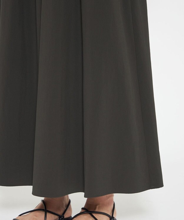 uncrave 【撥水・接触冷感・UVカット・洗濯機洗い可】マルチファンクションナイロン フレアスカート（uncrave STANDARD） スレートA