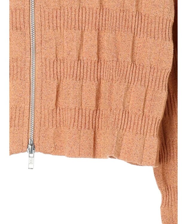 Green Parks ・ＡＮＤ　ＳＥＡＲＣＨ　ラメランダムリブカーディガン Orange