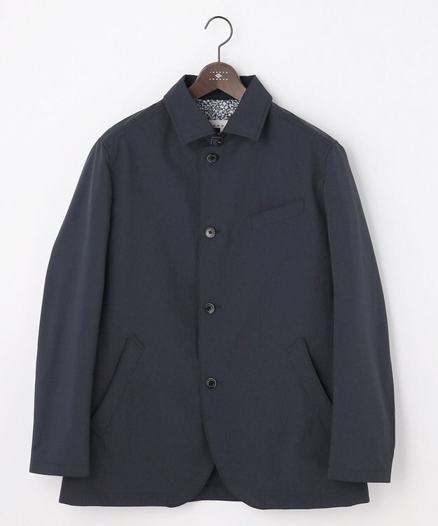 JOSEPH ABBOUD 【キングサイズ・サスティナブル素材/JAPANファブリック/ECO撥水】キューブテックス ブルゾン ネイビー系