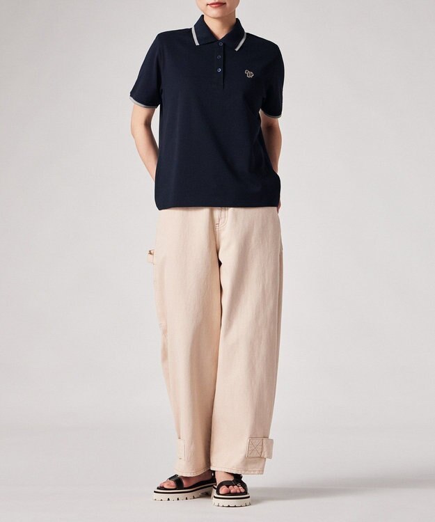 Paul Smith  ゼブラ ティップライン ポロシャツ ネイビー
