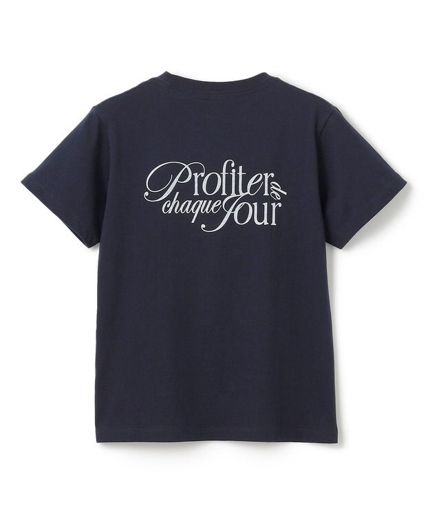 UNFILO 【110-150cm】CLEAN Tee(UNISEX) ネイビー[ホワイトロゴ]