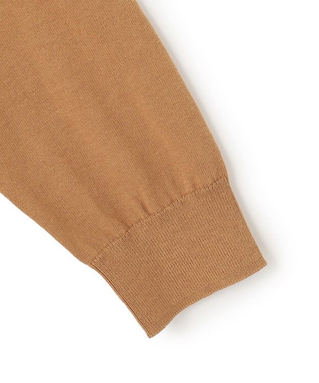 UNFILO L UVモイスト 2WAYカーディガン キャメル