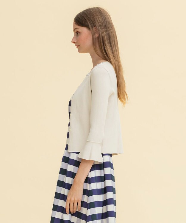 TOCCA 【洗える！】SHINING カーディガン アイボリー系