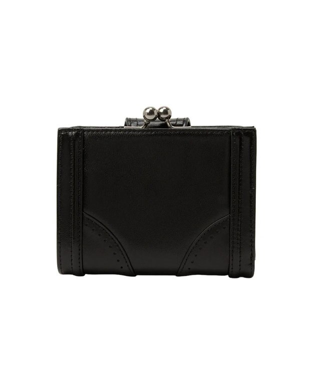 ANNA SUI ナーシャ 口金二つ折り財布 クロ