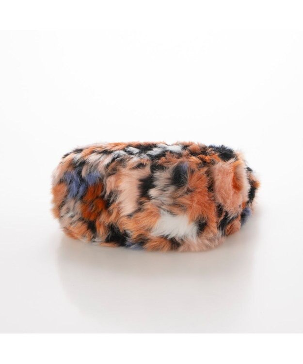 UNBILLION カシュカシュ cachecache / 花柄エコファーチェーンショルダー ピンク