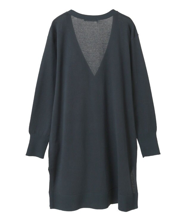 AMERICAN HOLIC ウォッシャブルVネックロングカーディガン Navy