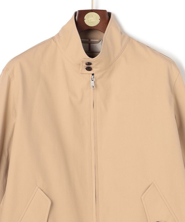 J.PRESS MEN コットンポリエステルポプリン ゴルフジャケット ベージュ系