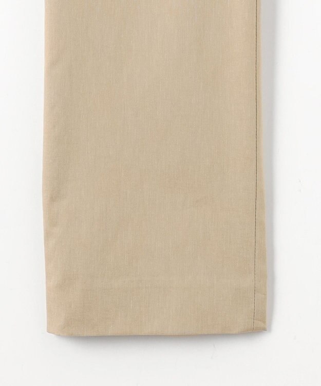 J.PRESS LADIES 【洗える】セルロースリネンストレッチ テーパード パンツ ベージュ系