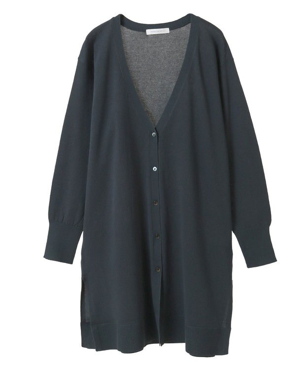 AMERICAN HOLIC ウォッシャブルVネックロングカーディガン Navy
