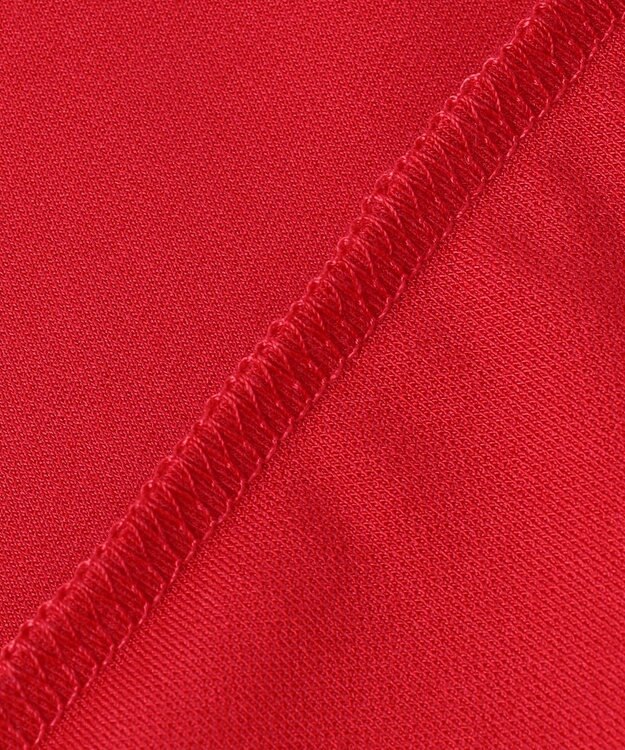 23区GOLF 【WOMEN】【吸水速乾/UVカット】スポーティ モックネックシャツ レッド系