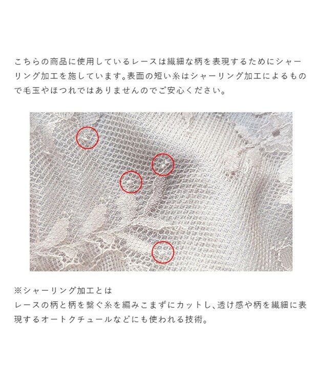 BRADELIS New York 【BRADELIS New York】ベルスタイルタンガ25A1 華やかなレースデザインタンガ パールホワイト