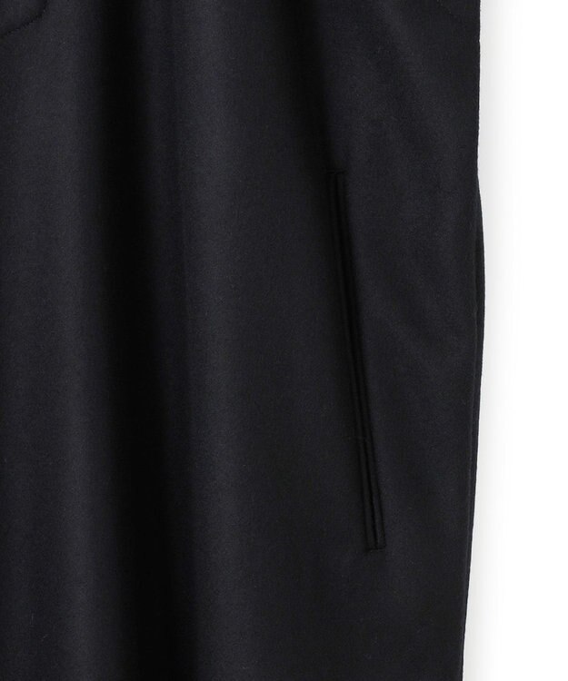 23区 【SACRA】ハイカウントメルトン ワンピース ブラック系