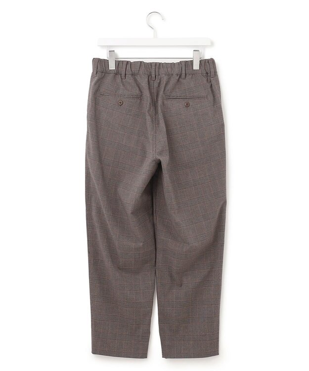 J.PRESS YORK STREET 【UNISEX】チェックテーパードパンツ ブラウン系3