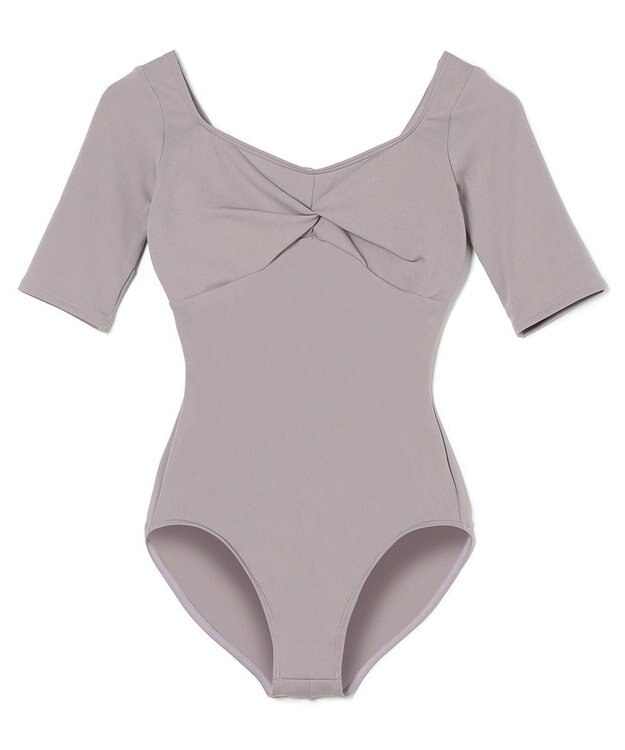 Chacott ５分袖レオタード グレージュ