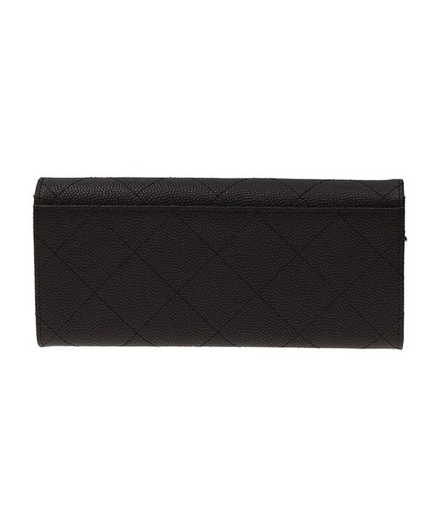 CLATHAS ベール 被せ長財布 ブラック