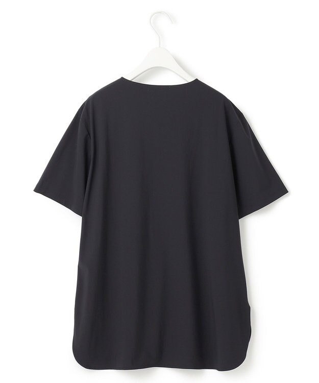 ICB L 【接触冷感・UVカット・速乾・洗える】 マットスキューバ プルオーバー ブラック系