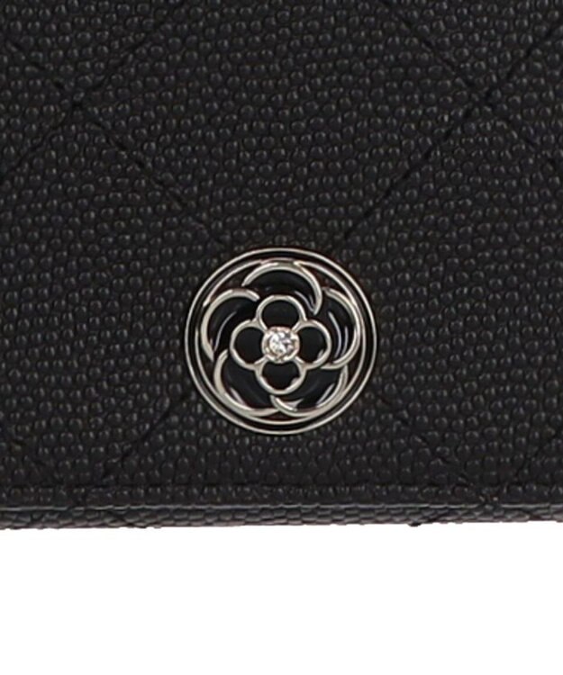 CLATHAS ベール 被せ長財布 ブラック