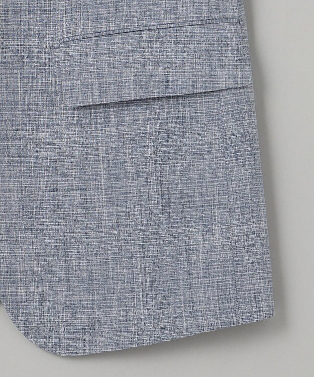 GOTAIRIKU 【完全オリジナル素材】タイワンタフタ ジャケット ダルブルー系