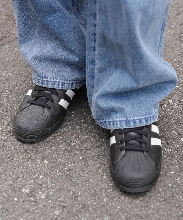 WEGO ワーカーズダブルニーパンツ デニム淡加工色